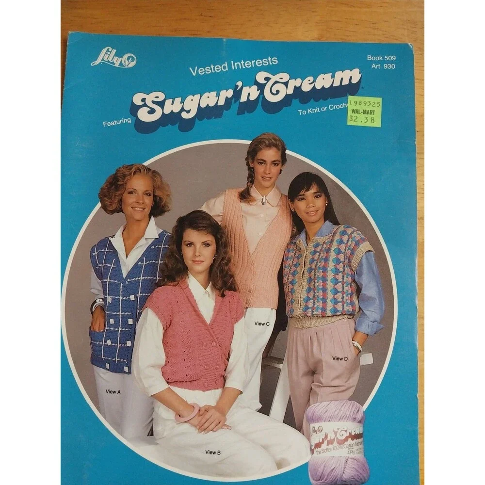 Lily Vested Featuring Sugar N Cream to knit or crochet